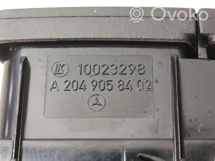 Mercedes-Benz GLS X166 Botón interruptor de bloqueo de puertas A2049058402