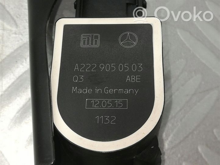 Mercedes-Benz S AMG W222 Capteur de niveau de phare A2229050503