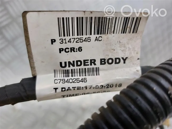 Volvo XC40 Cablaggio del sensore di parcheggio (PDC) 31472546