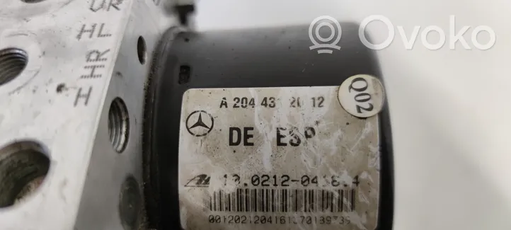 Mercedes-Benz C W204 Bomba de ABS A2044312012
