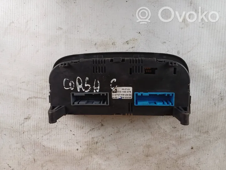 Opel Corsa C Console centrale, commande chauffage/clim 013153079