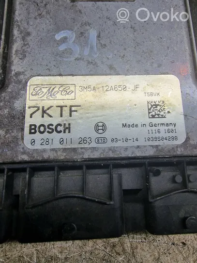 Ford Focus C-MAX Engine control unit/module 3M5A12A650JF