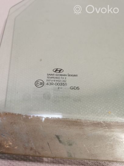 Hyundai i30 Rear door window glass 