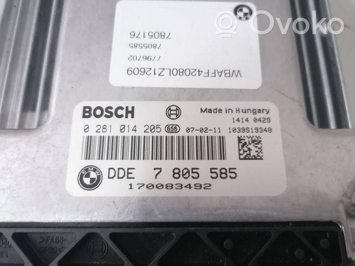 BMW X5 E70 Kit calculateur ECU et verrouillage 6943833