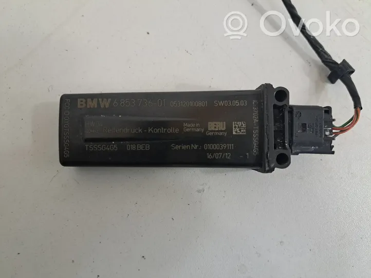 BMW 3 F30 F35 F31 Sterownik / Moduł kontroli ciśnienia w oponach 6853736