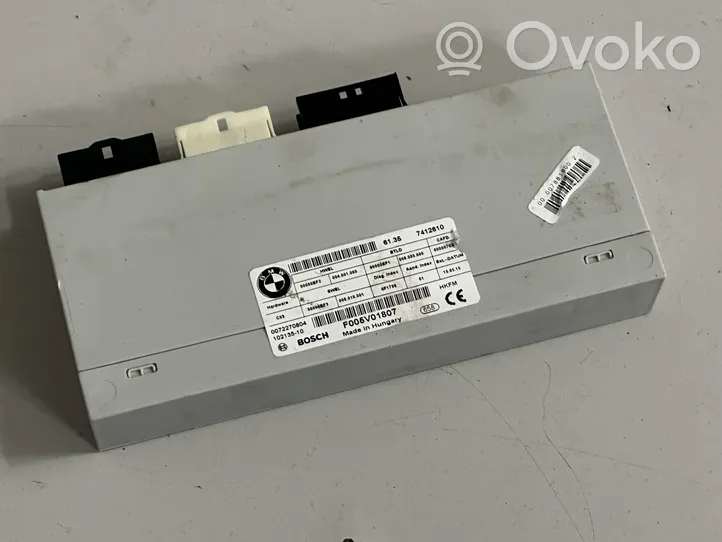 BMW X6 F16 Bagāžnieka pārsega vadības bloks 7412610