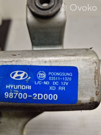 Hyundai Elantra Moteur d'essuie-glace arrière 987002D000