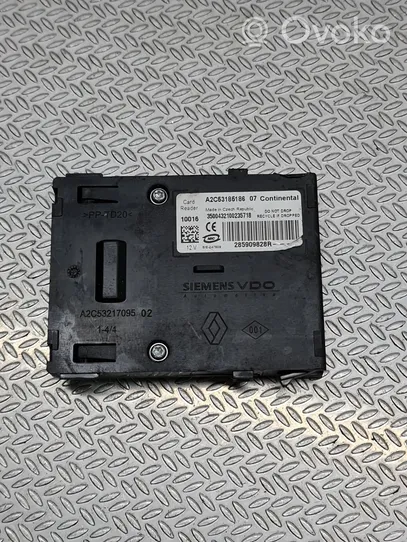 Renault Megane III Ignition key card reader A2C53185186
