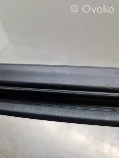 Porsche Cayenne (92A) Rivestimento modanatura del vetro della portiera anteriore 7P0837471