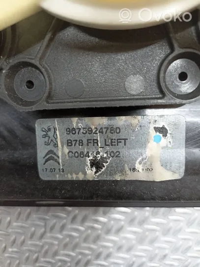 Citroen C4 II Picasso Elektryczny podnośnik szyby drzwi przednich 9675924780