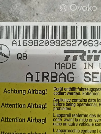 Mercedes-Benz A W169 Centralina/modulo airbag A1698209926