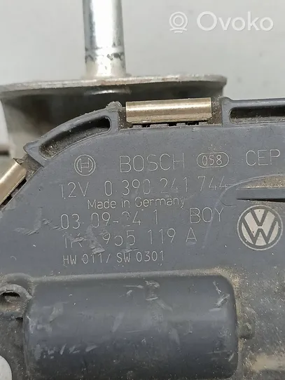 Volkswagen Touran I Motor y varillaje del limpiaparabrisas delantero 2K1955023E