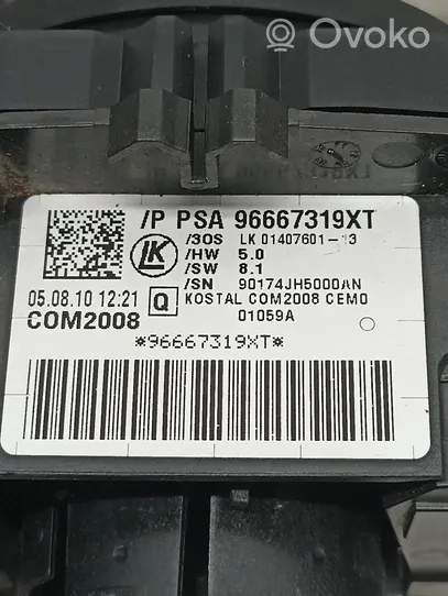 Peugeot 5008 Commodo, commande essuie-glace/phare 96667319XT