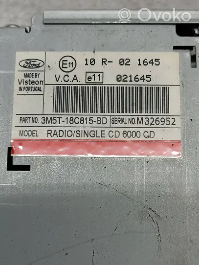 Ford Focus C-MAX Panel / Radioodtwarzacz CD/DVD/GPS 3M5T18C815BD