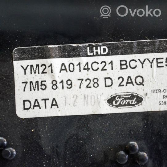 Ford Galaxy Copertura griglia di ventilazione cruscotto 7M5819728D