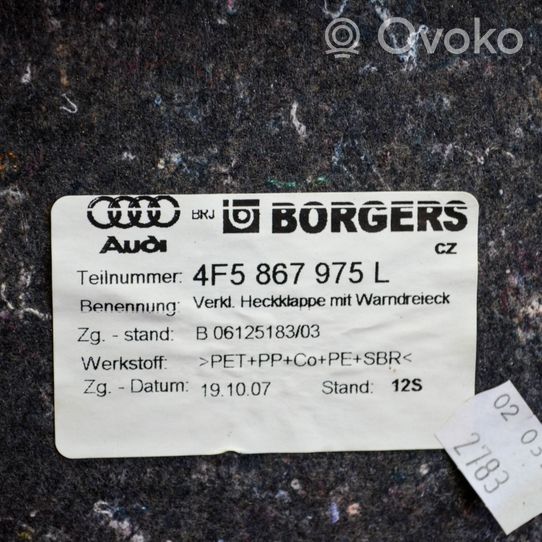 Audi A6 S6 C6 4F Takaluukun koristelista 4F5867975L