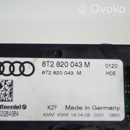 Audi A4 S4 B8 8K Interruttore ventola abitacolo 8T2820043M