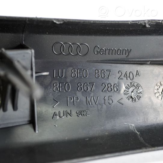 Audi A4 S4 B7 8E 8H (B) Revêtement de pilier (haut) 8E0867286