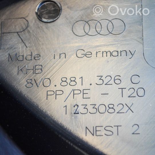 Audi A3 S3 8V Muu sisätilojen osa 8V0881326C