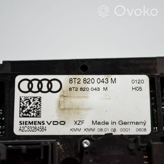 Audi A5 8T 8F Interrupteur ventilateur 8T2820043M