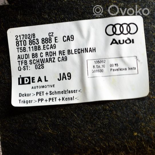 Audi A5 8T 8F Rivestimento pannello laterale del bagagliaio/baule 8T0863888E