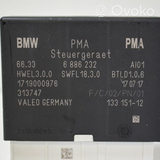 BMW X5 F15 Centralina/modulo sensori di parcheggio PDC 6886232