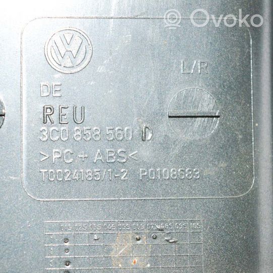 Volkswagen PASSAT B7 Garniture de colonne de volant 3C0858560D