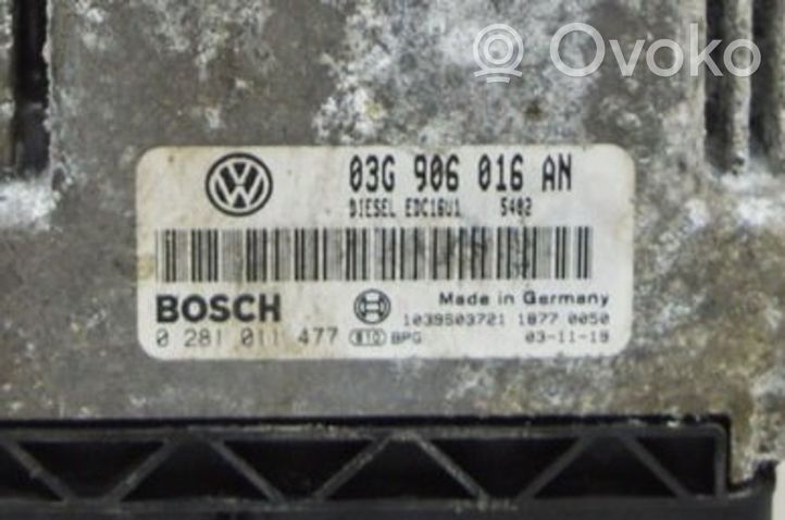 Volkswagen Golf V Sterownik / Moduł ECU 03G906016AN