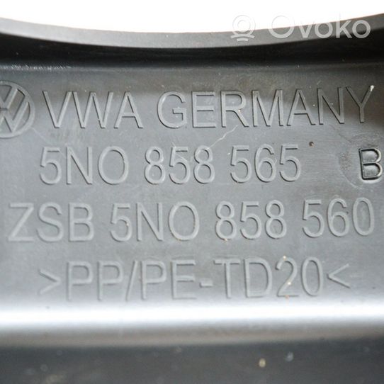 Volkswagen Golf VI Rivestimento del piantone del volante 5N0858565B