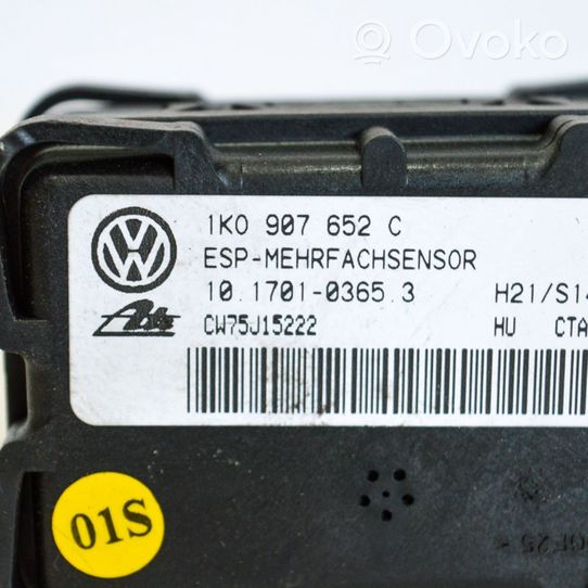 Volkswagen Touran I Sensor de aceleración 1K0907652C