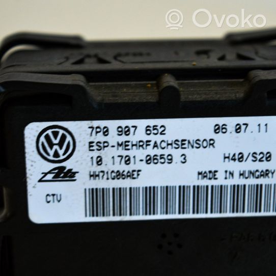 Volkswagen Touareg II Capteur d'accélération 7P0907652