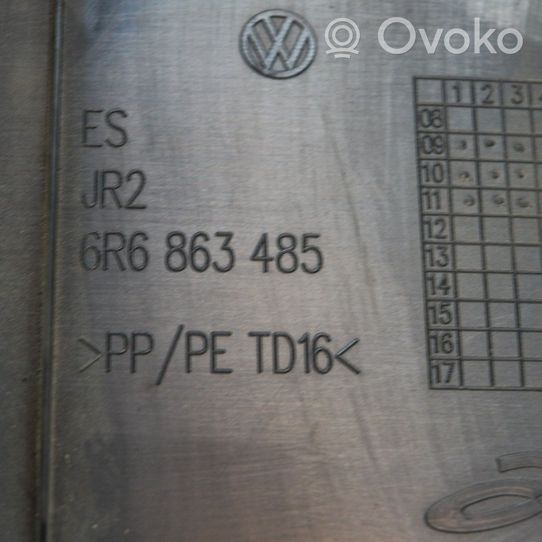Volkswagen Polo V 6R Osłona pasa bagażnika 6R6863485