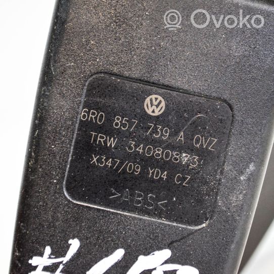 Volkswagen Polo V 6R Keskipaikan turvavyön solki (takaistuin) 6R0857739A