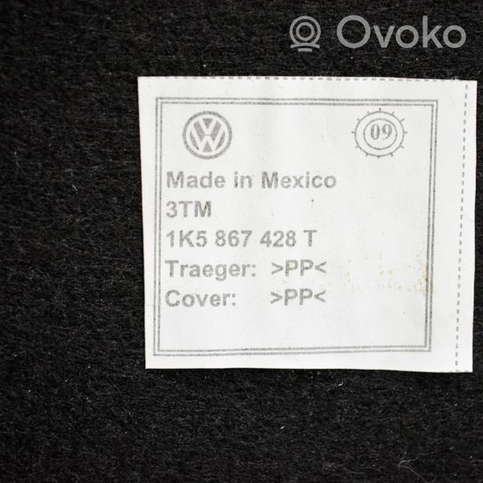 Volkswagen Jetta III Tavaratilan sivuverhoilu 1K5867428T