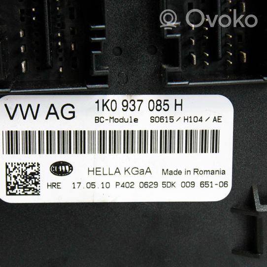 Volkswagen Golf VI Modulo di controllo del corpo centrale 1K0937085H