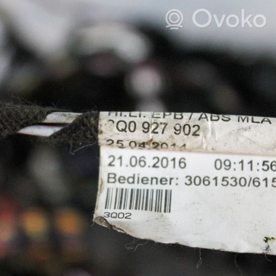 Volkswagen PASSAT B8 Wiązka przewodów hamulcowych 3Q0927902A