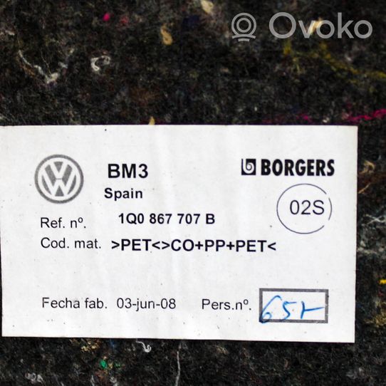 Volkswagen Eos Пол багажника 1Q0867707B