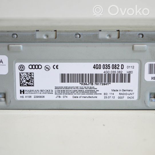 Volkswagen Touareg II Moduł / Sterownik GPS 4G0035082D