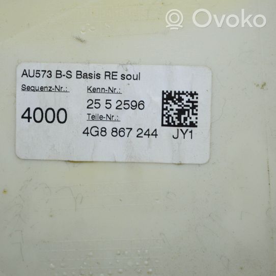 Audi A7 S7 4G (B) Revêtement de pilier (haut) 4G8867244