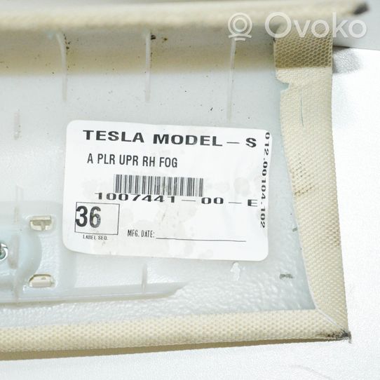 Tesla Model S A-pilarin verhoilu 100744100E