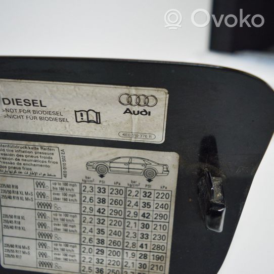 Audi A8 S8 D3 4E Tappo cornice del serbatoio 4E0010376R