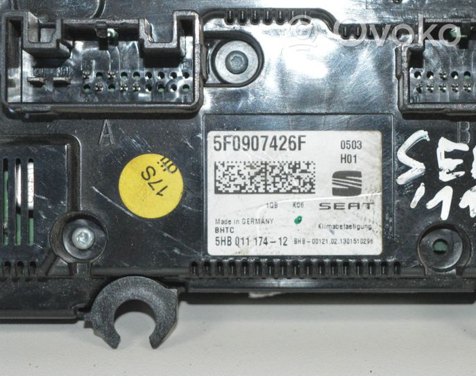 Seat Leon (1P) Interruptor de control del ventilador interior 5F0907426F