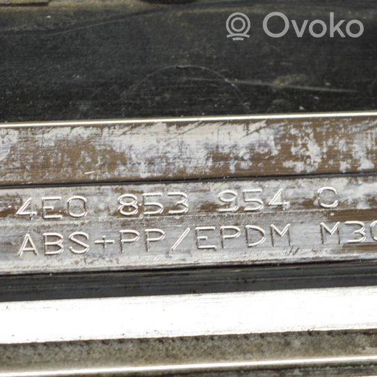 Audi A8 S8 D3 4E Moulure de porte avant 4E0853954C