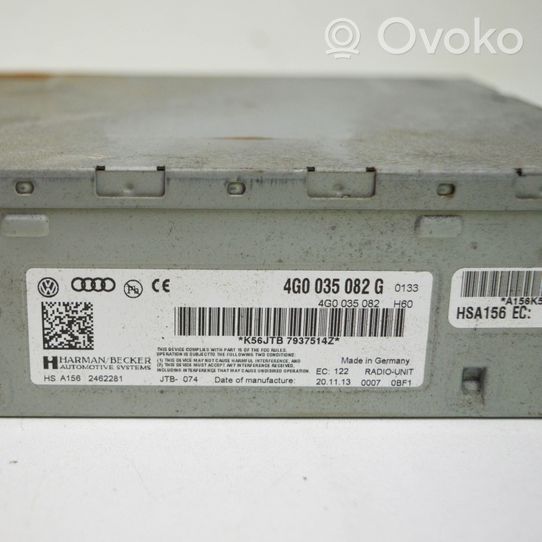 Audi A4 S4 B8 8K GPS-navigaation ohjainlaite/moduuli 4G0035082G