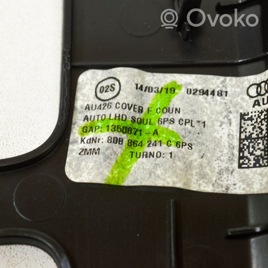 Audi Q5 SQ5 Ātrumu pārslēgšanas sviras dekoratīvā apdare (plastmasas) 80B864261C