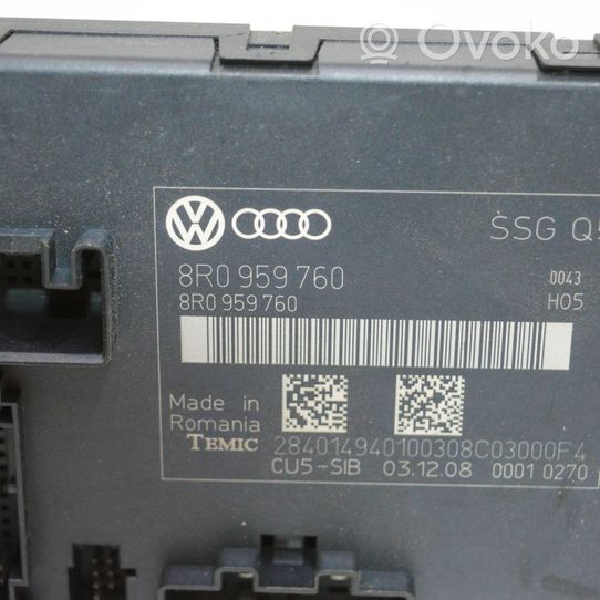 Audi Q5 SQ5 Istuimen säädön moduuli 8R0959760