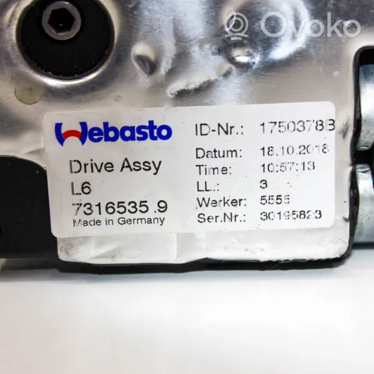 BMW 5 G30 G31 Motore/attuatore 7316535