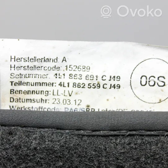 Audi Q7 4L Set di tappetini per auto 4L1863691C