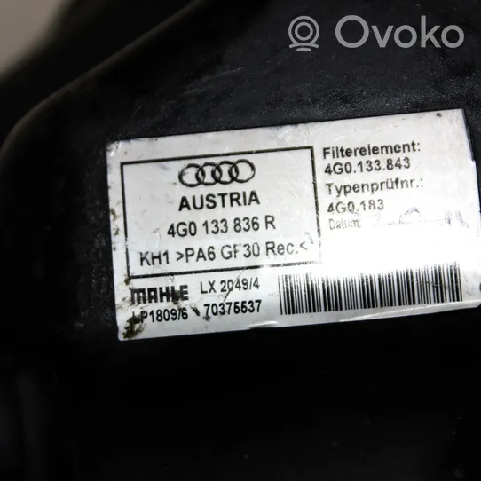 Audi A6 C7 Air filter box 4G0133836R