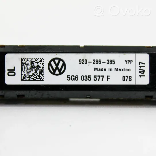 Volkswagen Golf VII Aerial antenna amplifier 5G6035577F